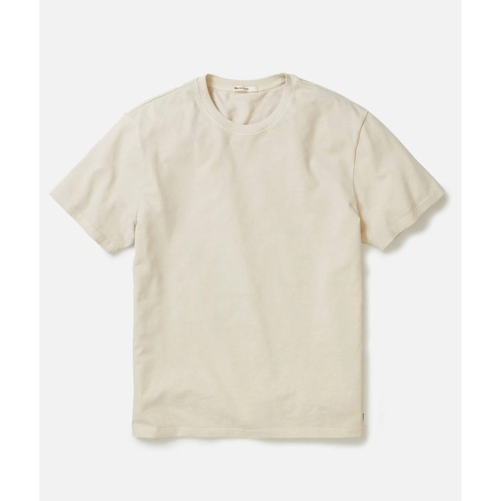 Marine Layer Luxe 250 Tee Relaxed Fit Off-White Small New With Tags Stitch Fix
